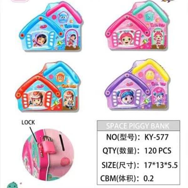 Metal house pigi bank  - Wholesale Toys India