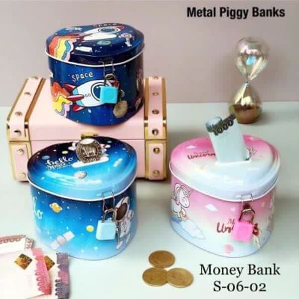 Space metal money bank  - Wholesale Toys India