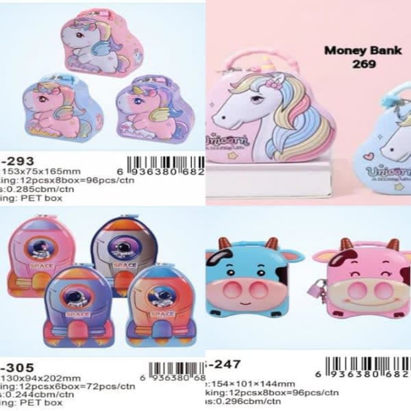 Metal money bank  - Wholesale Toys India