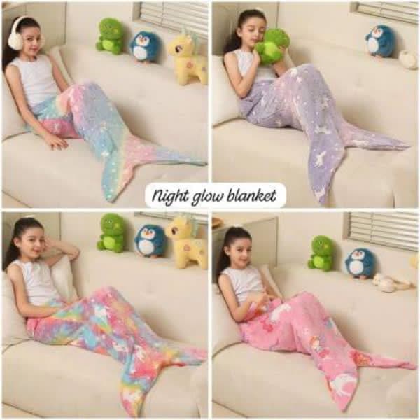 Marmaid glow blanket  - Wholesale Toys India