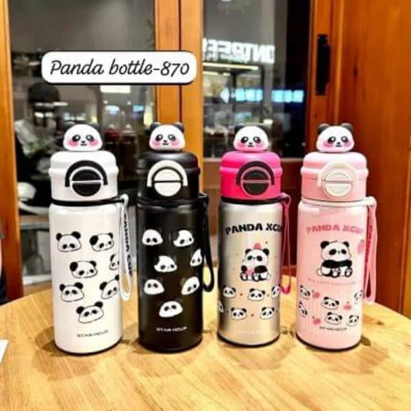 Panda printed steel bottle  - Wholesale Toys India