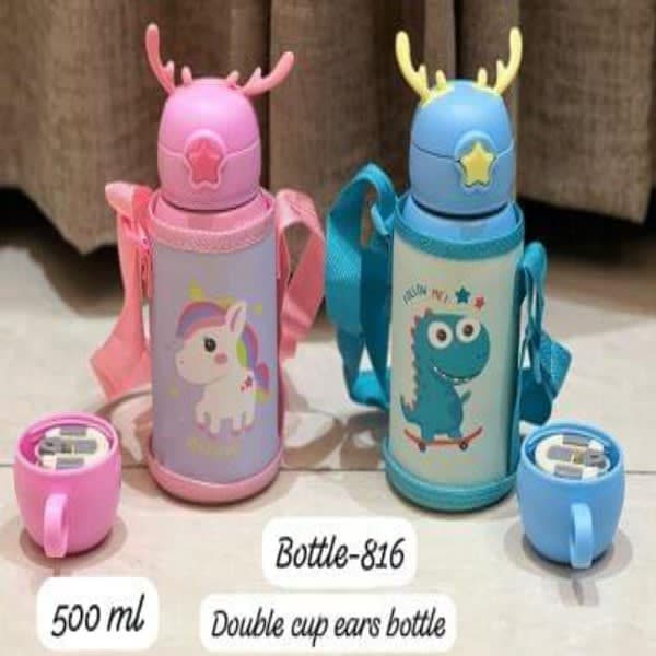 Steel Rabbit steel bottle dual cap - Wholesale Toys India