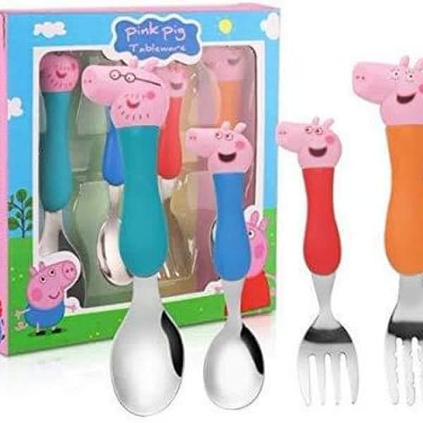 Gift set peppa & unicorn spoon set - Wholesale Toys India