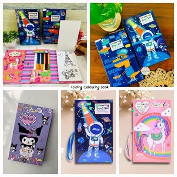 Folding colour book - Wholesale Toys India