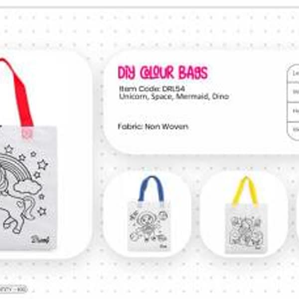 Diy colour bag (24 PC @15EACH) - Wholesale Toys India