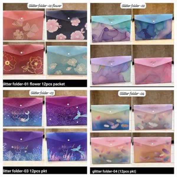 Glitter folder gift - Wholesale Toys India