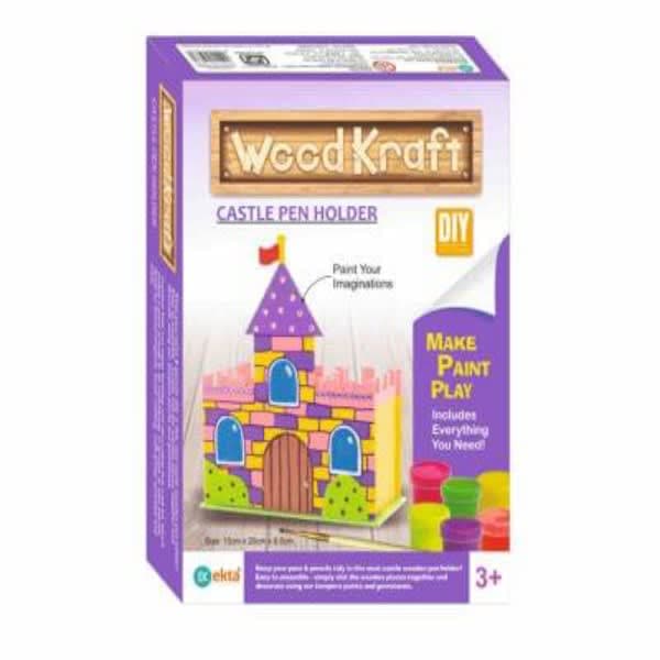 Wood craft pen stand  - Wholesale Toys India