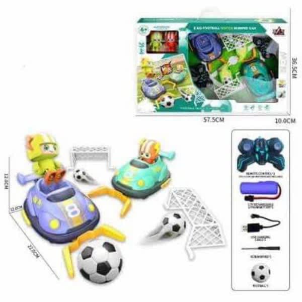 Rc football bumper car 2 player rechargeable car - Wholesale Toys India
