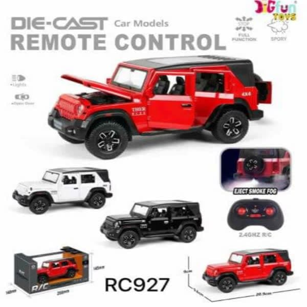 R/C THAR ROXY DIE CAST SMOKE GATE OPEN RECHARGEABLE - Wholesale Toys India