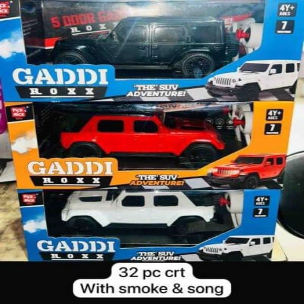R/C GADDI ROXY CAR WITH SMOKE & SONG CHARGEABLE ( VIDEO ) - Wholesale Toys India