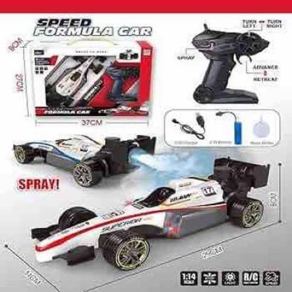 R/C F-1 FERRARI CAR SMOKE & RECHARGEABLE - Wholesale Toys India