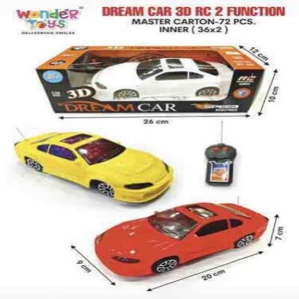 R/C 3D DREAM CAR 2 FUNCTION - Wholesale Toys India