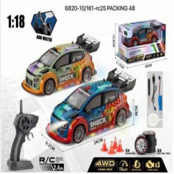 R/C DRIFT SHOCK HIGH SPEED CAR SMOKE CHARGEABLE ( VIDEO ) - Wholesale Toys India
