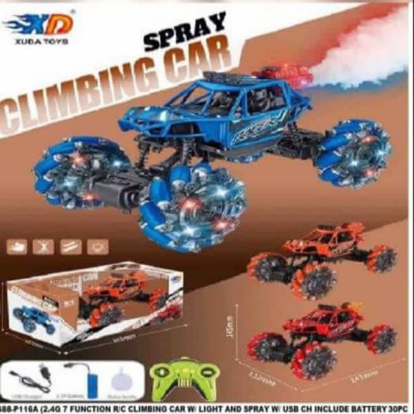 R/C SPRAY CLIMBING CAR DRIFT SMOKE & CHARGEABLE - Wholesale Toys India