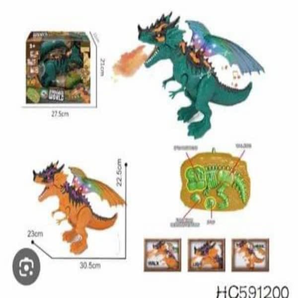 R\C DINOSAUR WORLD WITH SMOKE FUNCTION - Wholesale Toys India