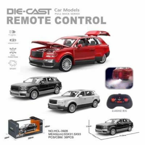 R/C DIE CAST SMOKE CAR & CHARGEABLE - Wholesale Toys India