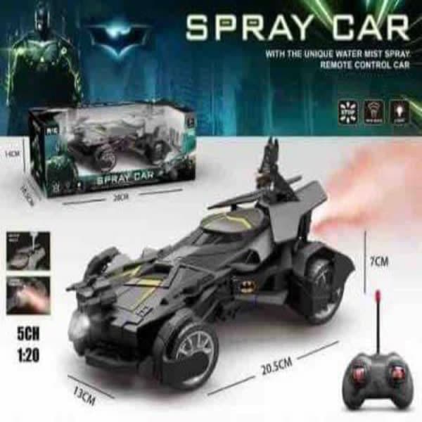 R/C BATMAN CAR SMOKE CHARGEABLE - Wholesale Toys India