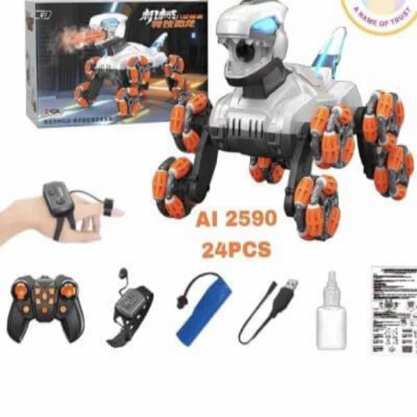 R/C DINOSAUR SMOKE 8 WHEEL STUNT CHARGEABLE - Wholesale Toys & Return Gifts India