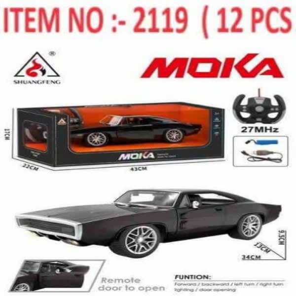 R/C MOKA DODGE CHALLENGER CAR GATE OPEN CHARGEABLE - Wholesale Toys India