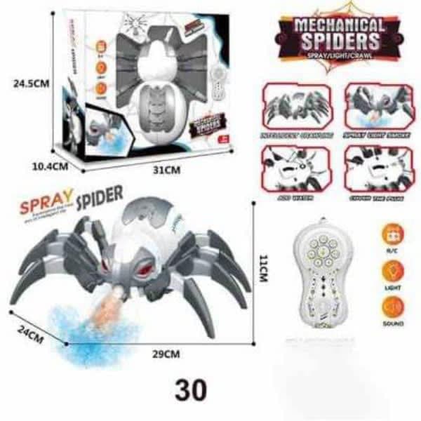 R/C SPRAY SPIDER MECHANICAL SMOKE CHARGEABLE - Wholesale Toys India