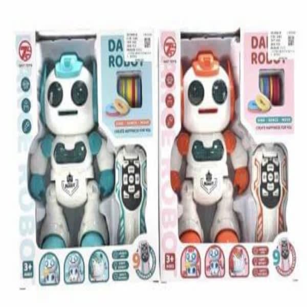 B/O DANCE ROBOT WITH UFO LAUNCH SINGH & DANCE - Wholesale Toys India