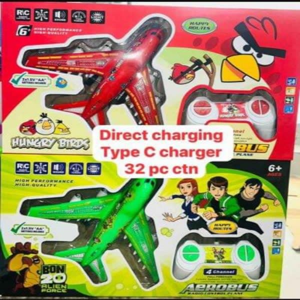 R/C AEROBUS ANGRY BIRD & BEN10 CHARGEABLE - Wholesale Toys India