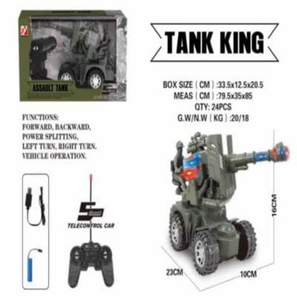 R/C TANK KING 5 CHANNEL CH - Wholesale Toys India
