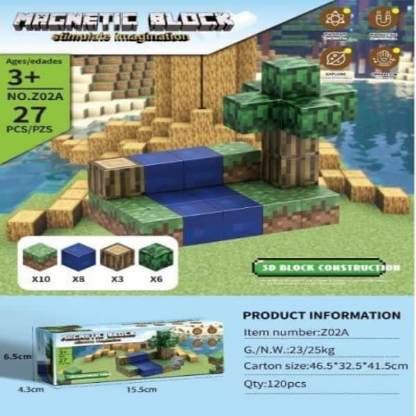 27 pc minecraft block - Wholesale Toys India