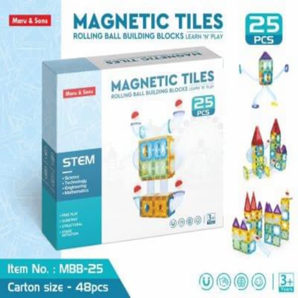 25 pc magna tile  - Wholesale Toys India