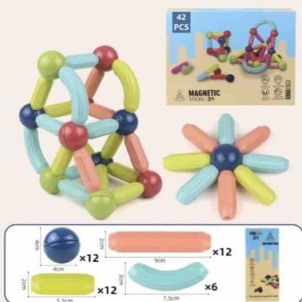 42  pcs magnetic stick  - Wholesale Toys India