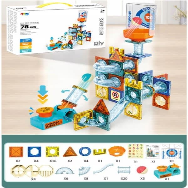 78 pc magna tiles blocks  - Wholesale Toys India