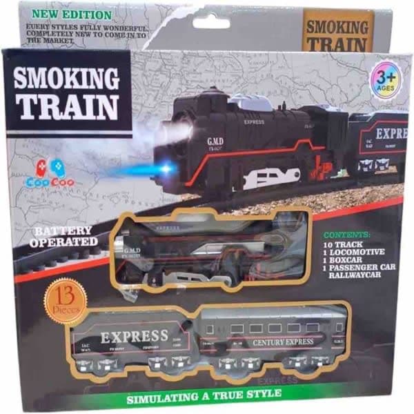 BLACK TRAIN 13 PCS SMOKING & RECHARGEABLE - Wholesale Toys India