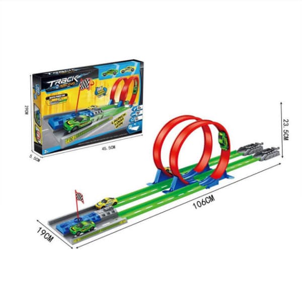 Track racing double loop - Wholesale Toys India
