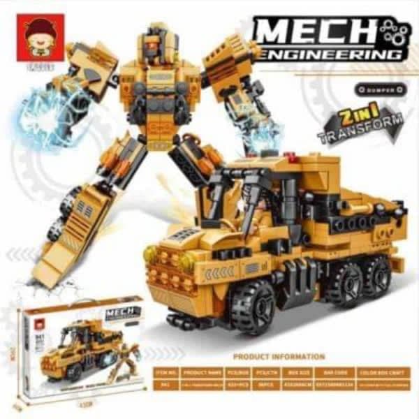 MECH ENGINEER 2 IN 1 LEGO BLOCK thumbnail