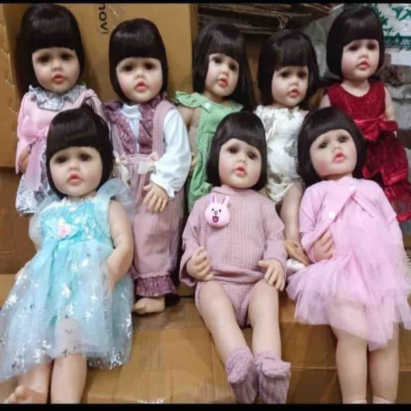 Real silicone crying & laughing sensor doll thumbnail