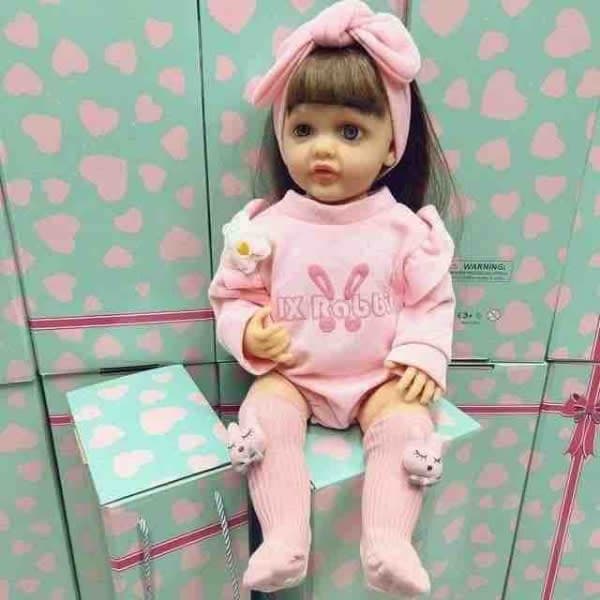 Real silicone crying & laughing sensor doll - Wholesale Toys India