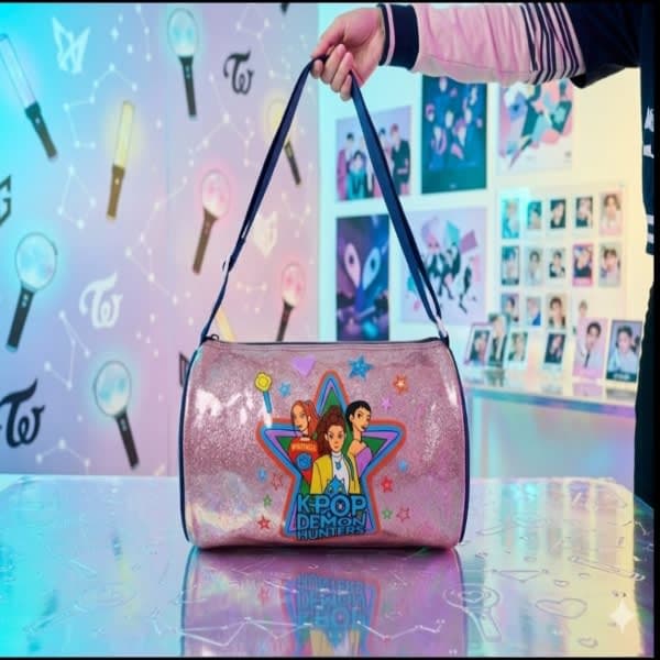 Holographic k-pop duffle bag - Wholesale Toys India