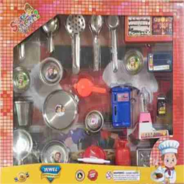 Steel bartan set - Wholesale Toys India