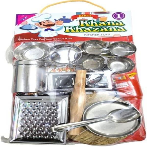 Steel kitchen set  - Wholesale Toys India