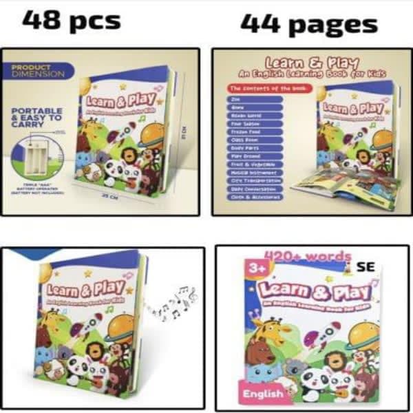 Learn & play educational book - Wholesale Toys India