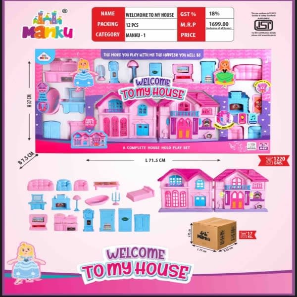 Welcome doll house  - Wholesale Toys India