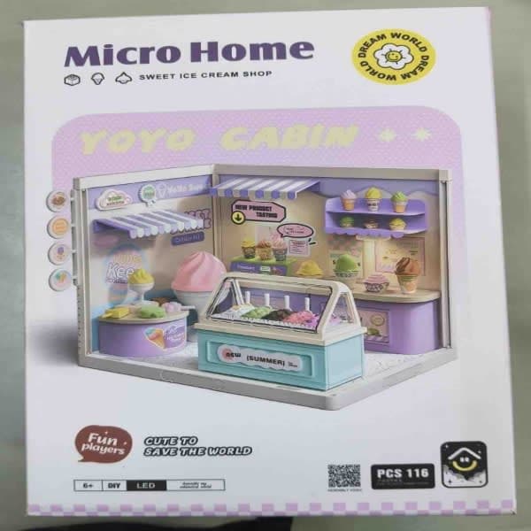 Micro home LED doll house  (M) thumbnail
