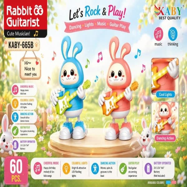 Rabbit guitar  - Wholesale Toys & Return Gifts India