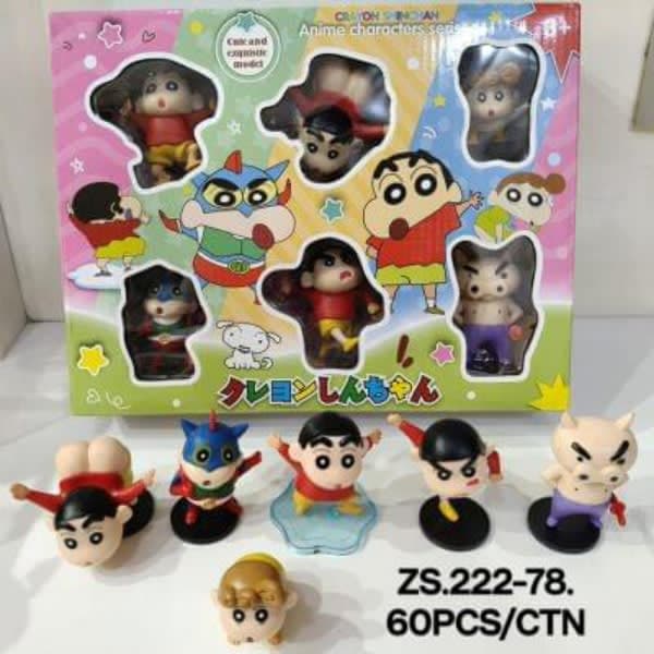 SHINCHAIN 6 PCS SET figures  - Wholesale Toys India