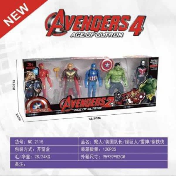 AVENGER 5 in 1 figures  - Wholesale Toys India