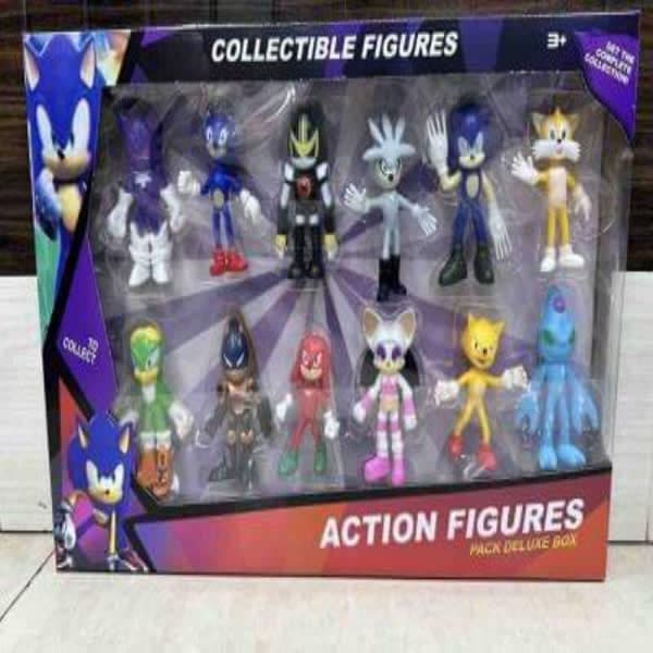 12 PCS SONIC FIGURE SET - Wholesale Toys India