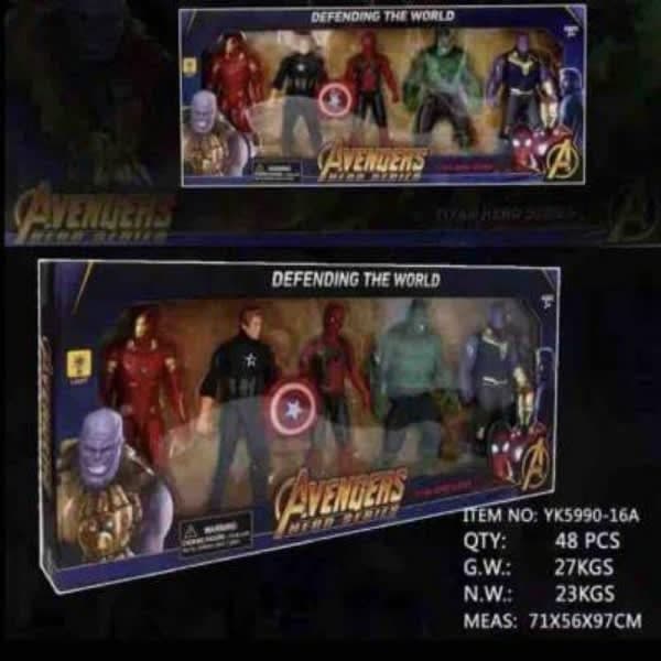 5 BHAI AVENGER END figures GAMES - Wholesale Toys India