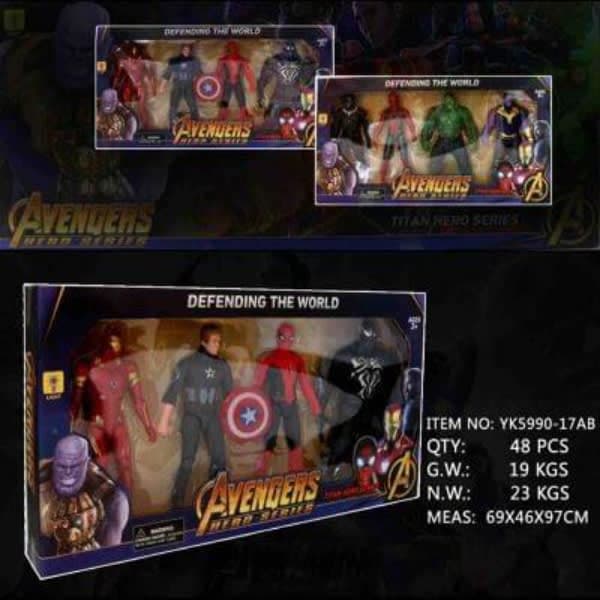 Figures AVENGER HERO SERIES 4 BHAI - Wholesale Toys India