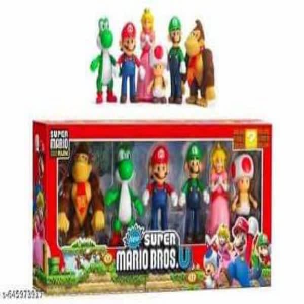 SUPER MARIO U 6 PCS SET figures  - Wholesale Toys & Return Gifts India