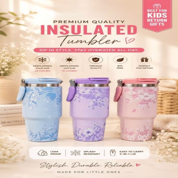 Floral cup / bottle/ mug - Wholesale Toys & Return Gifts India